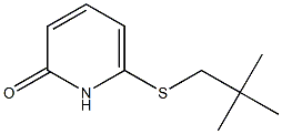 2(1H)-Pyridinone,6-[(2,2-dimethylpropyl)thio]-(9CI) 구조식 이미지