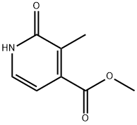 메틸3-메틸-2-옥소-1,2-디하이드로피리딘-4-카복실레이트 구조식 이미지