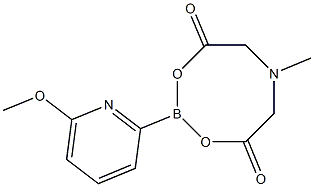 6-Methoxypyridine-2-boronic acid MIDA ester 구조식 이미지