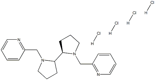 (2R,2′R)-1,1′-Bis(2-pyridinylmethyl)-2,2′-bipyrrolidine tetrahydrochloride
		
	 구조식 이미지