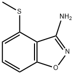 4-(Methylthio)benzo[d]isoxazol-3-amine 구조식 이미지