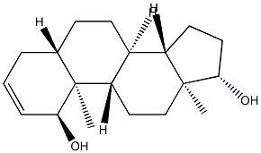 5α-Androst-2-ene-1α,17β-diol Structure