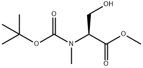 Boc-N-Me-Ser-OMe Structure