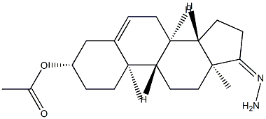 3-O-Acetylandrostenone hydrazone Structure