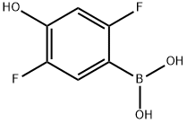 2,5-Difluoro-4-hydroxyphenylboronic acid Structure