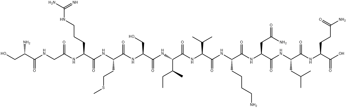 cholecystokinin 33 (10-20) Structure