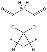 Meldrum's Acid-13C Structure