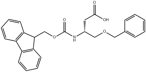 (9H-Fluoren-9-yl)MethOxy]Carbonyl L-β-HoSer(Bzl)-OH Structure