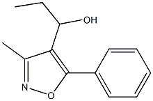 4-Isoxazolemethanol,-alpha--ethyl-3-methyl-5-phenyl-(9CI) Structure