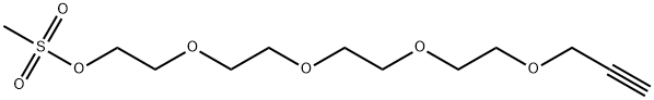 Propargyl-PEG5-Mes 구조식 이미지