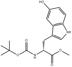 (R)-N-Boc-5-Hydroxy-Trp-OMe Structure