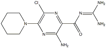 N(5)-piperidine-amiloride Structure