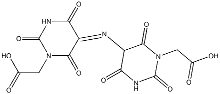 purpurate-3,3'-diacetic acid Structure