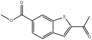 methyl 2-acetylbenzo[b]thiophene-6-carboxylate 구조식 이미지