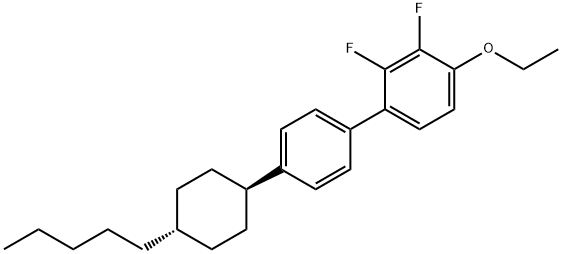 4-ethoxy-2,3-difluoro-4'-(trans-4-pentylcyclohexyl)- 1,1'-Biphenyl Structure