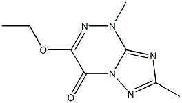 [1,2,4]Triazolo[5,1-c][1,2,4]triazin-4(1H)-one,3-ethoxy-1,7-dimethyl-(9CI) Structure