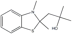 2-벤조티아졸에탄올,2,3-디하이드로-알파-,-알파-,2,3-테트라메틸-(9CI) 구조식 이미지