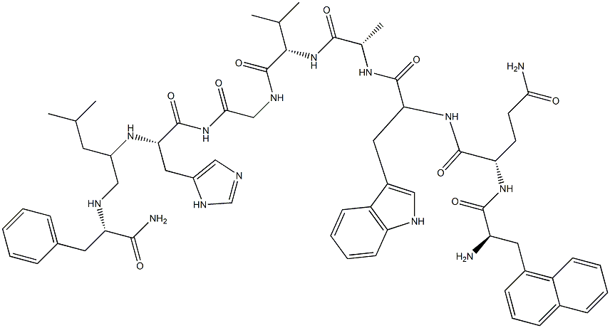 bombesin (6-14), Nal(6)-Psi(13,14)-Phe(14)- Structure