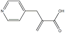 4-Pyridinepropanoicacid,-alpha--methylene-(9CI) Structure