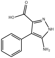 5-amino-4-phenyl-1H-pyrazole-3-carboxylic acid(SALTDATA: FREE) 구조식 이미지