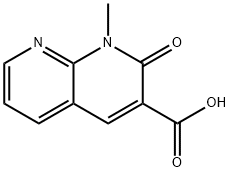 1,2-Dihydro-1-methyl-2-oxo-1,8-naphthyridine-3-carboxylic acid Structure