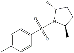 Pyrrolidine,2,5-dimethyl-1-[(4-methylphenyl)sulfonyl]-, (2R,5R)-rel- 구조식 이미지