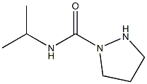 1-Pyrazolidinecarboxamide,N-(1-methylethyl)-(9CI) Structure