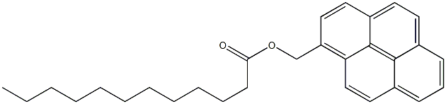 pyrenemethyl laurate Structure