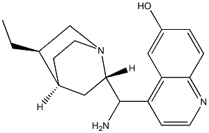 (8α,9S)- 9-aMino-10,11-dihydro-Cinchonan-6'-ol 구조식 이미지