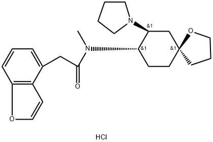 Enadoline hydrochloride 구조식 이미지