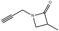 2-Azetidinone,3-methyl-1-(2-propynyl)-(9CI) 구조식 이미지