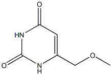 6-Methoxymethyluracil Structure