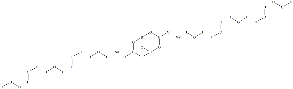 DISODIUMTETRABORATETRIHYDRATE Structure