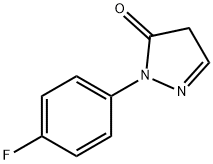 3H-?Pyrazol-?3-?one, 2-?(4-?fluorophenyl)?-?2,?4-?dihydro- Structure