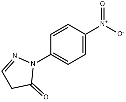 3H-?Pyrazol-?3-?one, 2,?4-?dihydro-?2-?(4-?nitrophenyl)?- Structure