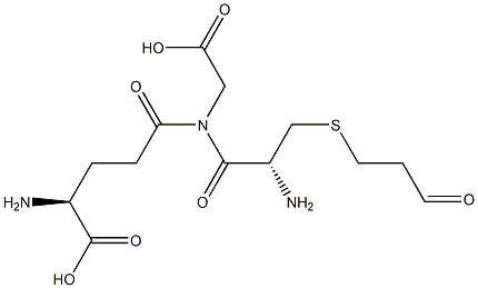 S-(2-aldehydoethyl)glutathione Structure
