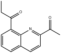 2-Acetyl-8-propionylquinoline 구조식 이미지