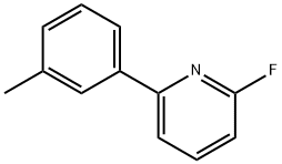 2-fluoro-6-m-tolylpyridine Structure