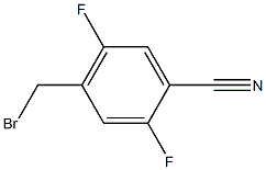4-(bromomethyl)-2,5-difluorobenzonitrile Structure