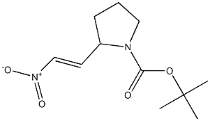 (E)-tert-butyl 2-(2-nitrovinyl)pyrrolidine-1-carboxylate Structure