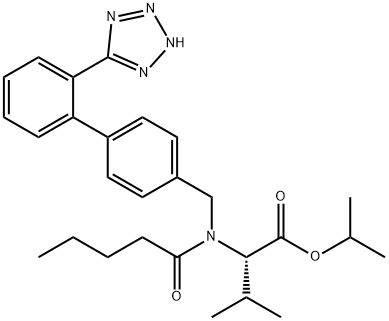 Valsartan Acid Isopropyl Ester Structure