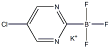 칼륨(5-클로로피리미딘-2-일)트리플루오로붕산염 구조식 이미지