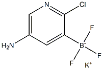 칼륨(5-아미노-2-클로로피리딘-3-일)트리플루오로보레이트 구조식 이미지
