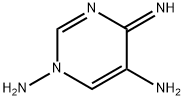 1,5(4H)-Pyrimidinediamine,4-imino-(9CI) Structure