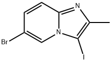 6-bromo-3-iodo-2-methylH-imidazo[1,2-a]pyridine Structure