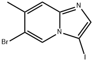 6-bromo-3-iodo-7-methylH-imidazo[1,2-a]pyridine 구조식 이미지