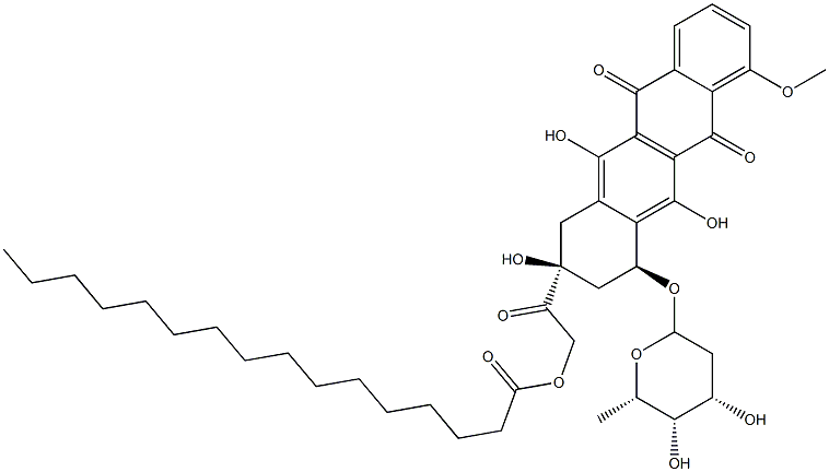 14-O-palmitoylhydroxyrubicin Structure