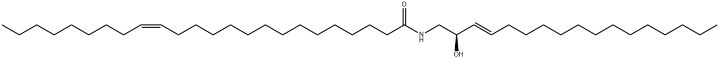 N-nervonoyl-1-desoxyMethylsphingosine (M17:1/24:1) 구조식 이미지