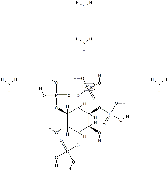 D-Myo-inositol-1,3,4,5-tetraphosphate (aMMoniuM salt) Structure