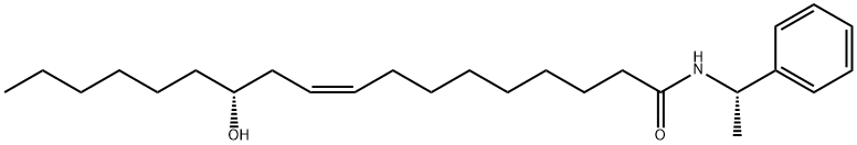 (S)-α-Methylbenzyl Ricinoleamide Structure